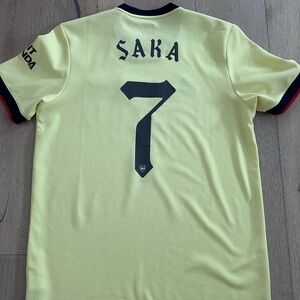 2021-2022 Arsenal Away Jersey Saka Size L